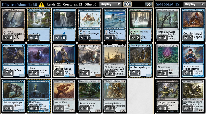 グリセルシュート with 《壊死のウーズ》・《ニヴメイガスの精霊